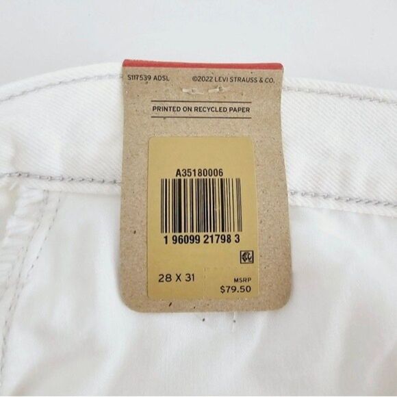 New! Levi's '94 Baggy 90s Straight Leg Distressed Mid High Waist Loose Fit Jeans - Picture 14 of 16